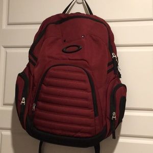 Oakley maroon school backpack